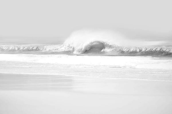 TopArt: Black & White Wave II by Maggie Olsen