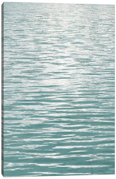 Ocean Current Aqua II Canvas Art Print - Water Art