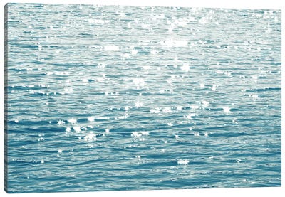 Sunlit Sea Aqua Canvas Art Print - Beauty & Spa