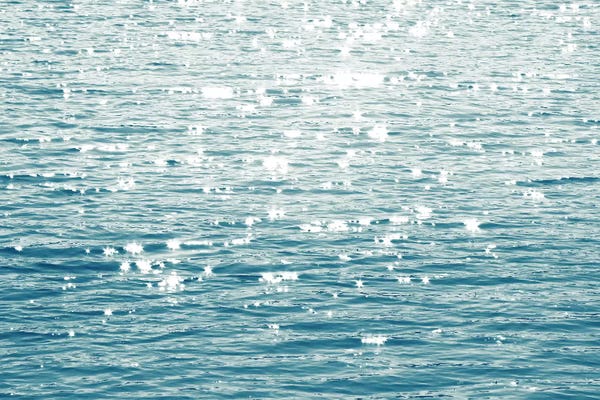 Water Close-Ups: Sunlit Sea Aqua by Maggie Olsen