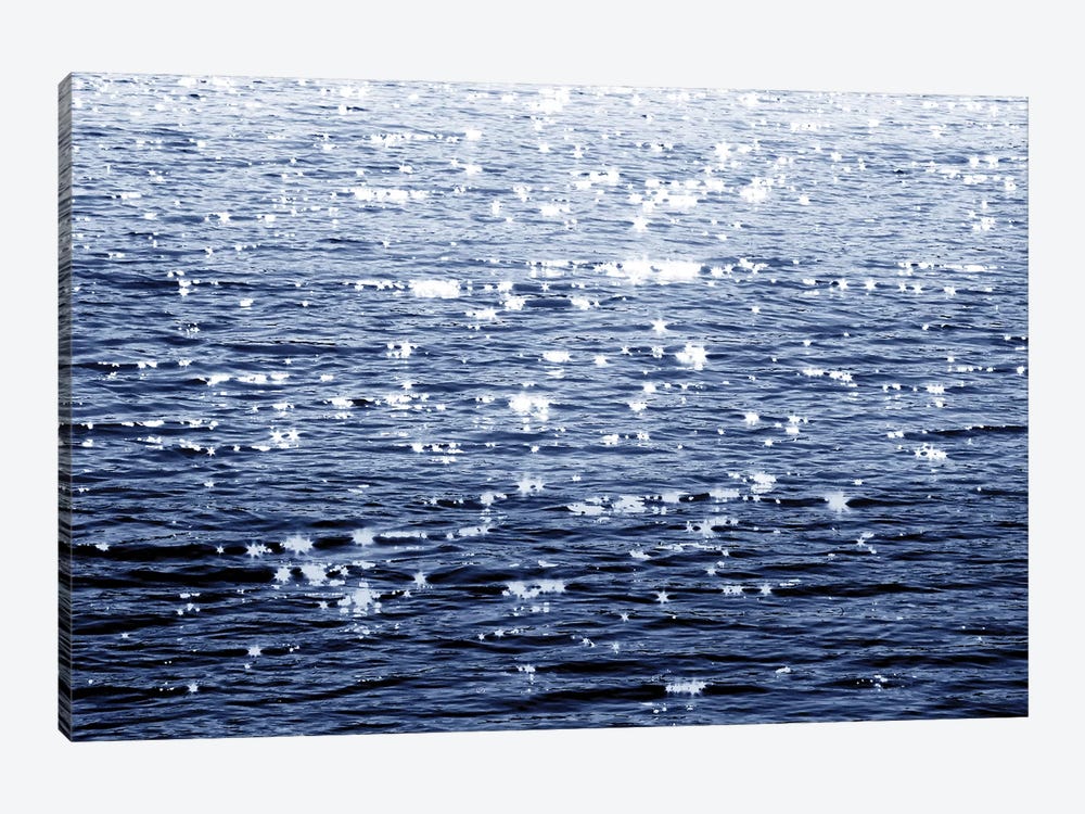 Sunlit Sea Indigo by Maggie Olsen 1-piece Canvas Art Print