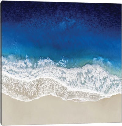 Indigo Ocean Waves III Canvas Art Print - Maggie Olsen