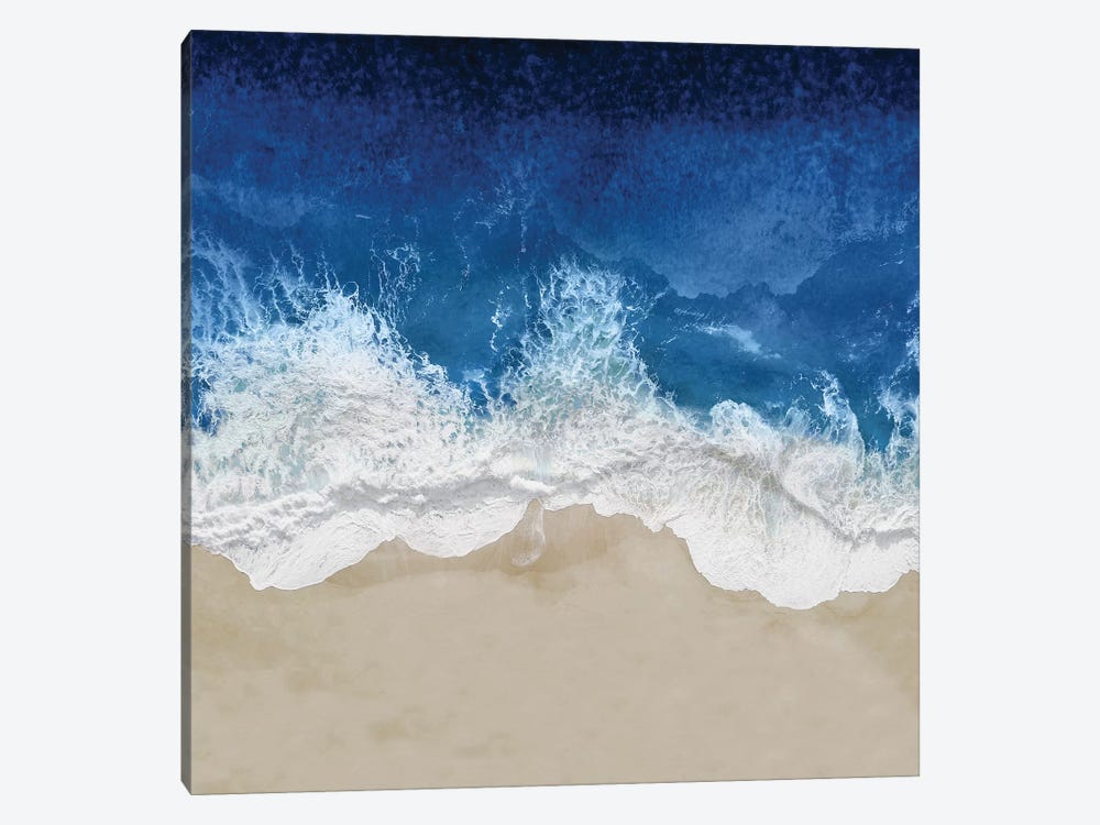 Indigo Ocean Waves IV by Maggie Olsen 1-piece Canvas Art Print