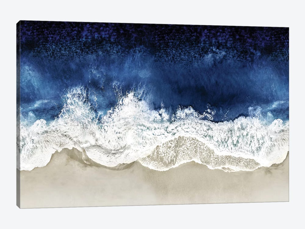 Indigo Waves From Above II by Maggie Olsen 1-piece Canvas Print
