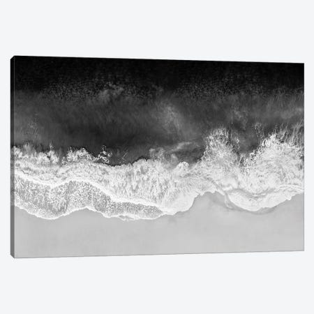 Waves In Black And White Canvas Print #MGG59} by Maggie Olsen Art Print