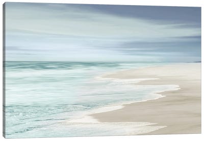 High Tide I Canvas Art Print - Sandy Beach Art