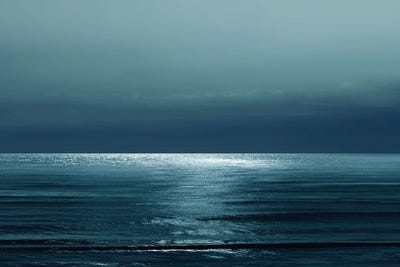 Moonlit Ocean Teal I by Maggie Olsen art print