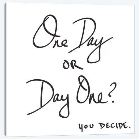 One Day Or Day One? You Decide. Canvas Print #MGK102} by Nature Magick Art Print