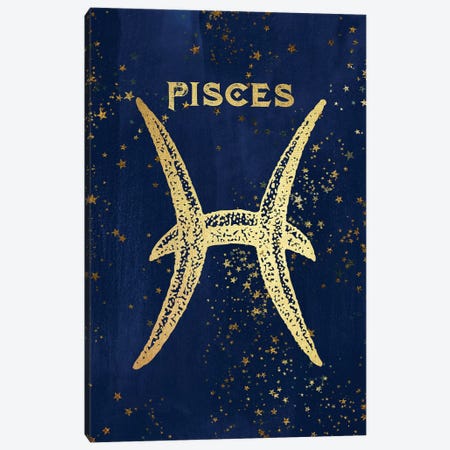 Pisces Zodiac Sign Canvas Print #MGK107} by Nature Magick Canvas Artwork