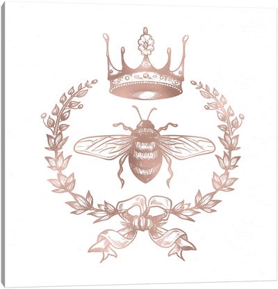Queen Bee Canvas Art Print - Shabby Chic Décor