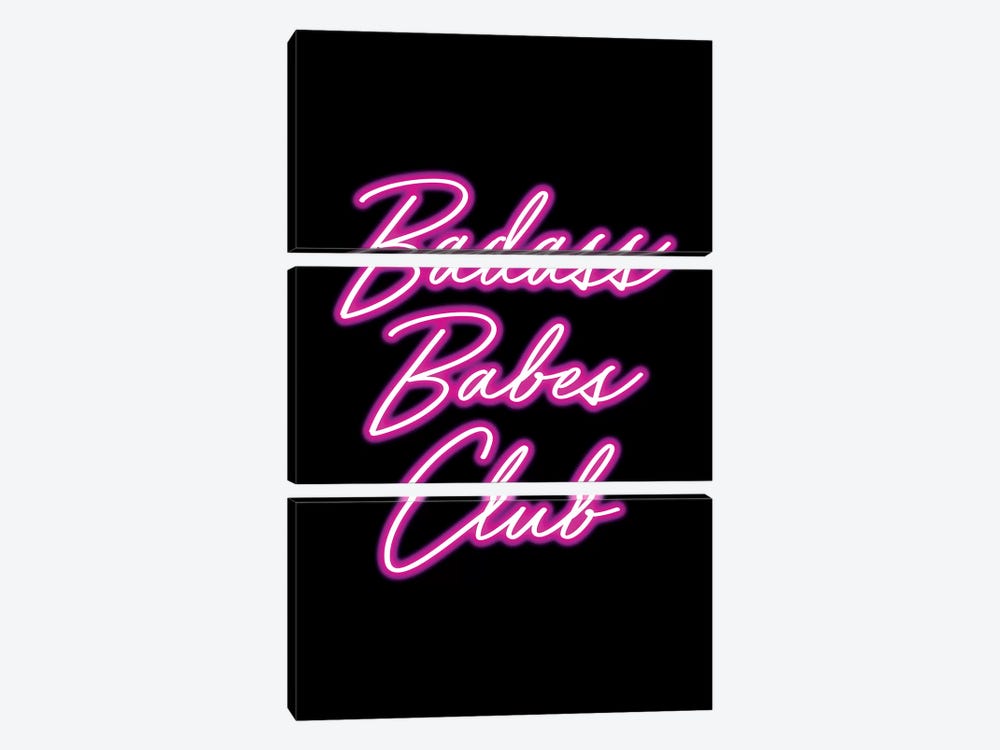 Badass Babes Club I by Nature Magick 3-piece Canvas Print