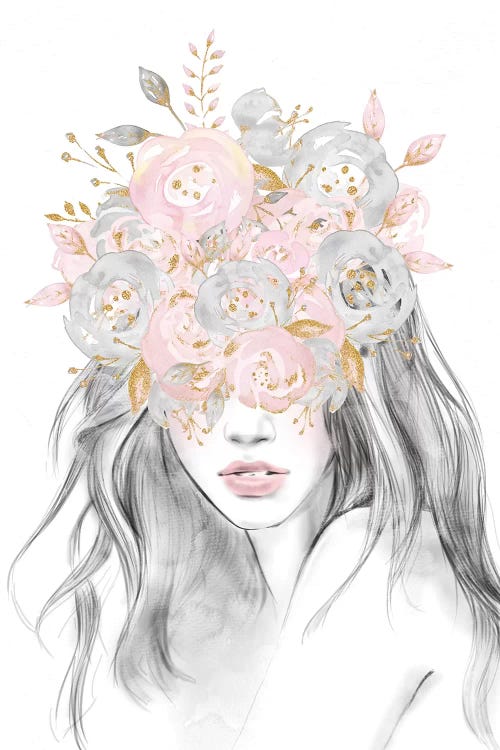 Rose Gold Flower Girl