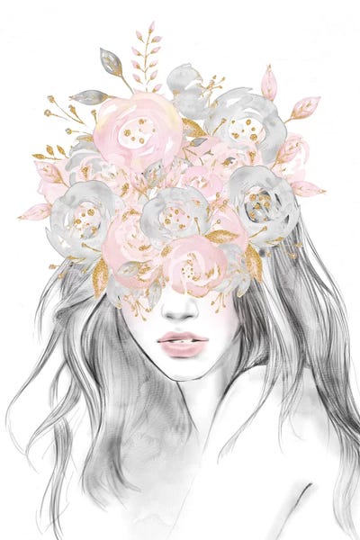 Dreamer: Rose Gold Flower Girl by Nature Magick