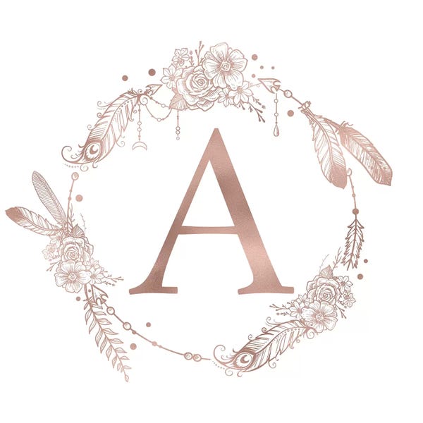 Kids Educational Art: The Letter A by Nature Magick