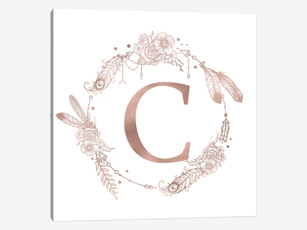The Letter C by Nature Magick 1-piece Canvas Art Print