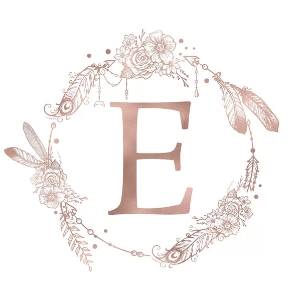 Kids Educational Art: The Letter E by Nature Magick