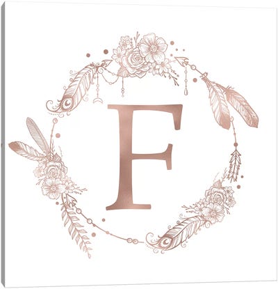 The Letter F Canvas Art Print - Letter F