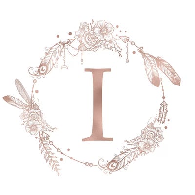 The Letter I by Nature Magick canvas print