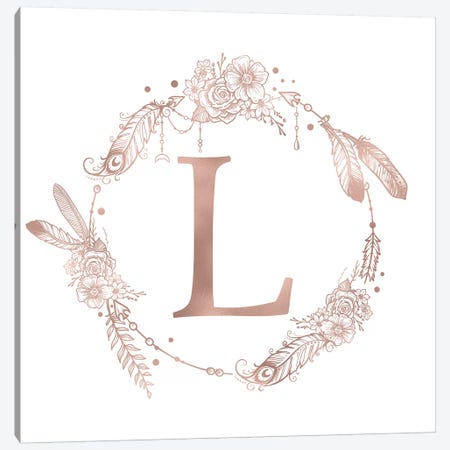 The Letter L Canvas Print #MGK124} by Nature Magick Canvas Art