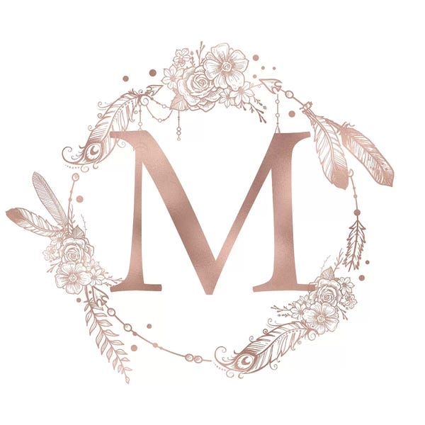 Kids Educational Art: The Letter M by Nature Magick