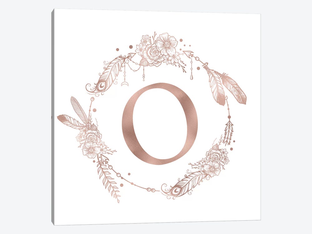 The Letter O by Nature Magick 1-piece Canvas Art