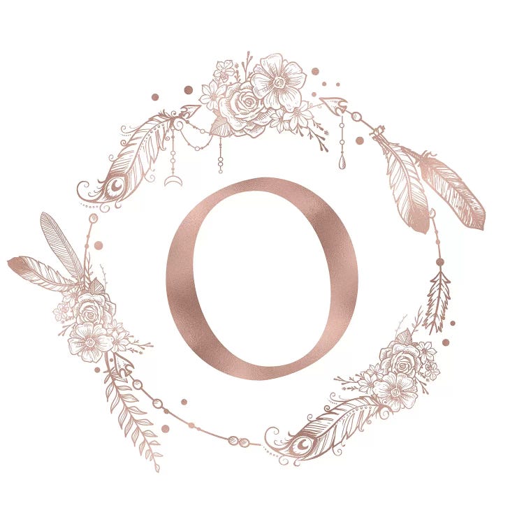 The Letter O by Nature Magick wall art