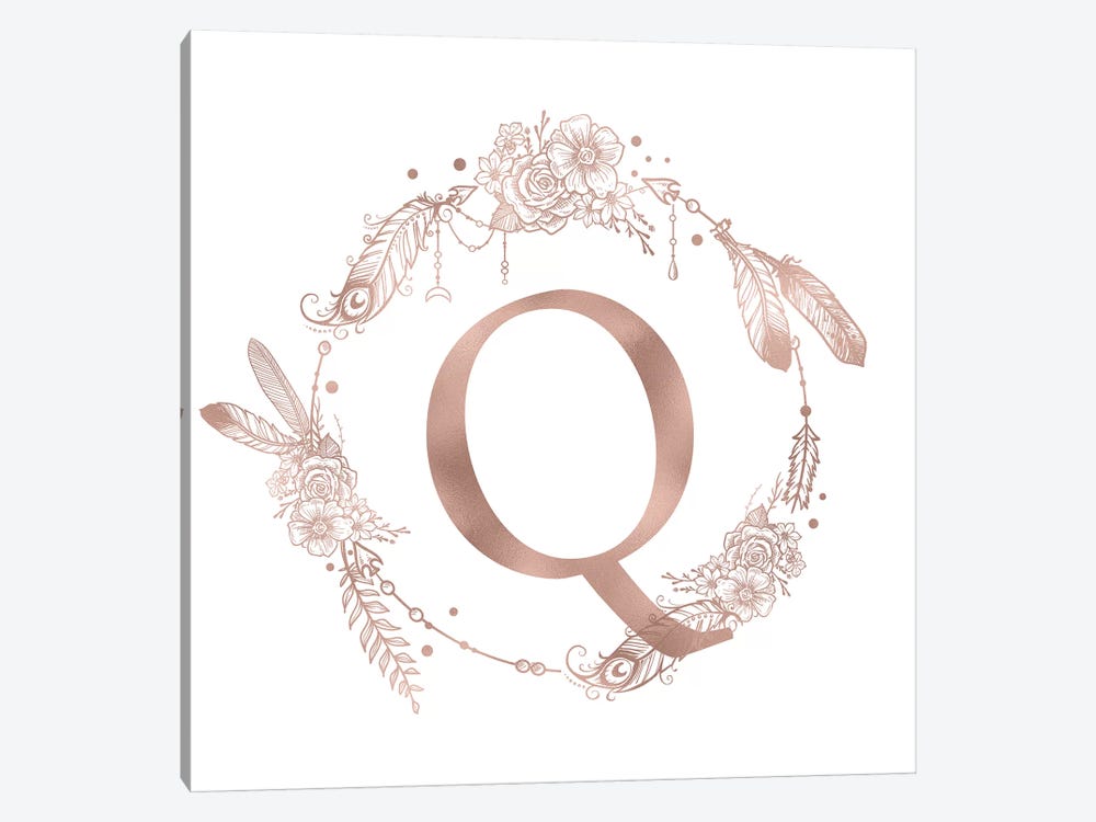 The Letter Q by Nature Magick 1-piece Canvas Art