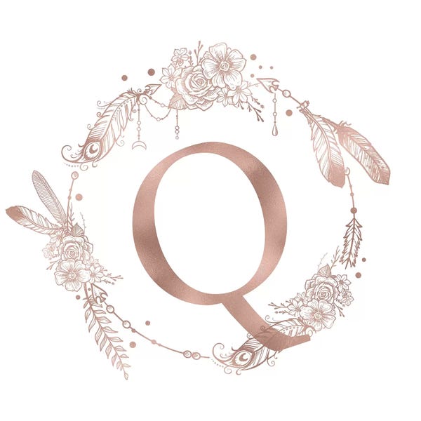 The Letter Q: The Letter Q by Nature Magick