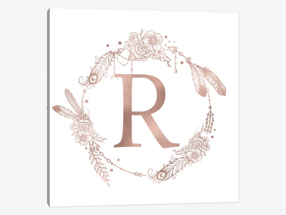 The Letter R by Nature Magick 1-piece Canvas Artwork