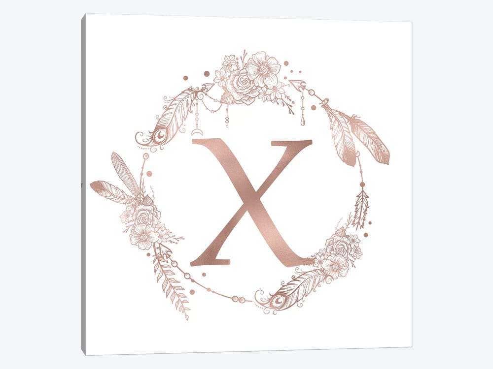 The Letter X by Nature Magick 1-piece Canvas Wall Art