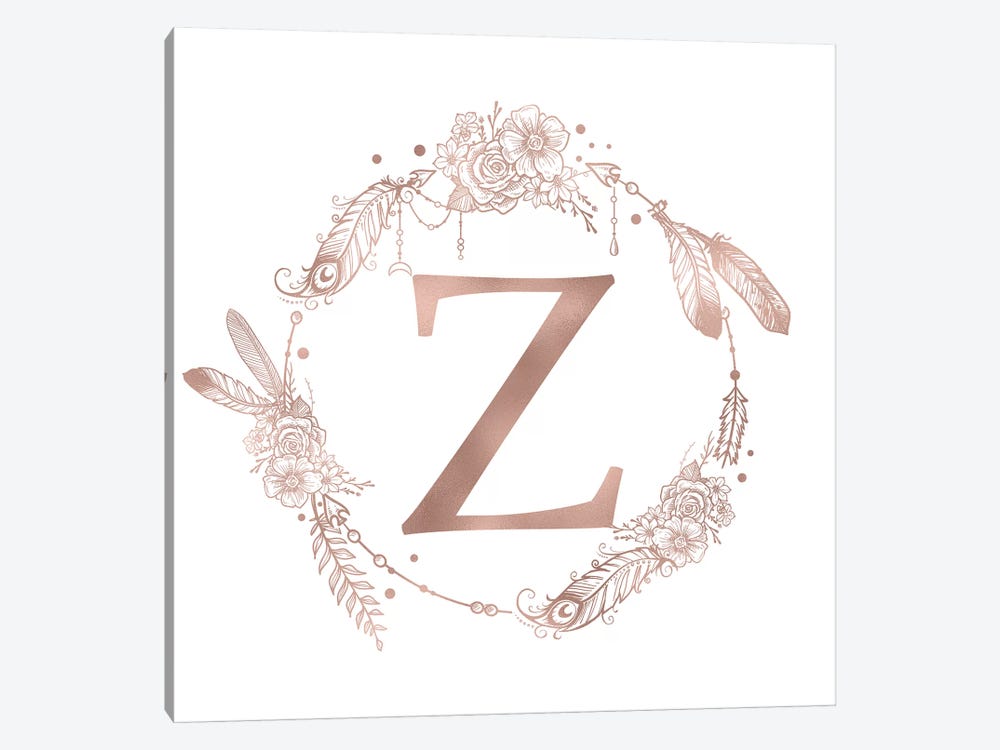 The Letter Z by Nature Magick 1-piece Canvas Wall Art
