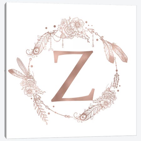 The Letter Z Canvas Print #MGK138} by Nature Magick Canvas Artwork