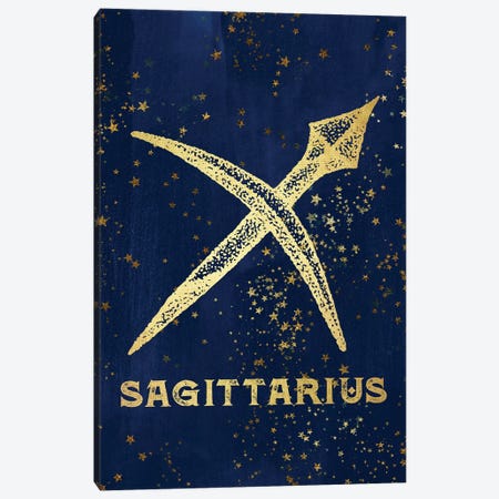 Sagittarius Zodiac Sign Canvas Print #MGK144} by Nature Magick Canvas Art