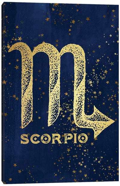 Scorpio Zodiac Sign Canvas Art Print - Nature Magick