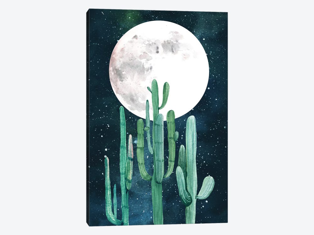 Southwestern Green Cactus Trio II by Nature Magick 1-piece Art Print
