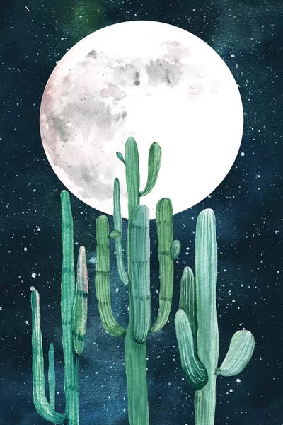 Nature Magick: Southwestern Green Cactus Trio II by Nature Magick