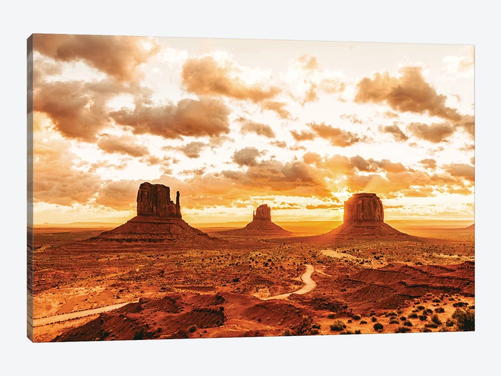 Southwestern Monument Valley Utah by Nature Magick 1-piece Canvas Wall Art