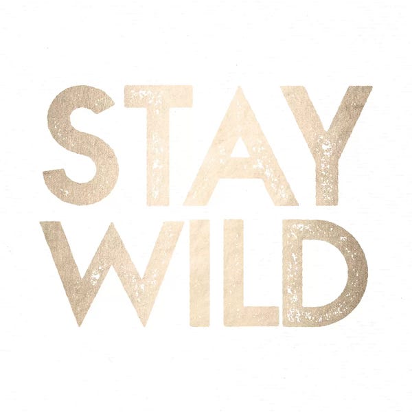 Gold & White: Stay Wild II by Nature Magick
