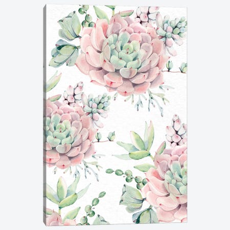 Succulents Southwestern Floral I Canvas Print #MGK156} by Nature Magick Canvas Print