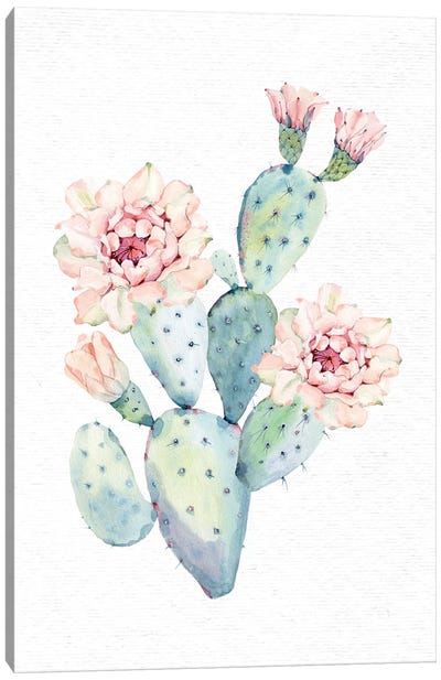 The Prettiest Cactus Canvas Art Print - Nature Magick