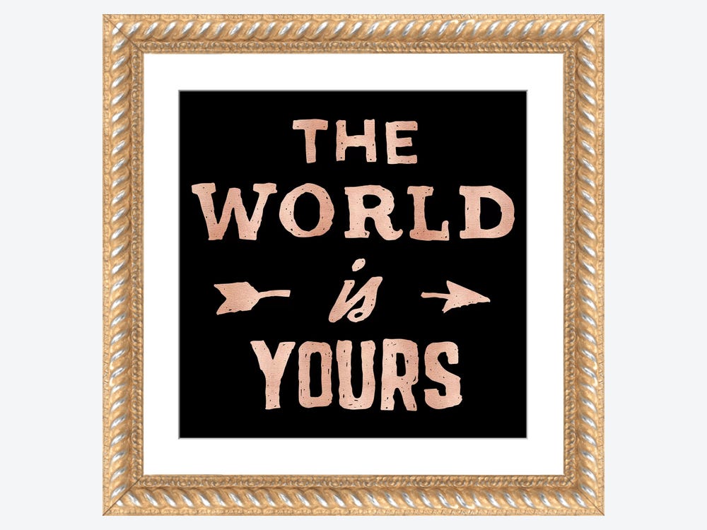 The World is Yours Canvas Prints