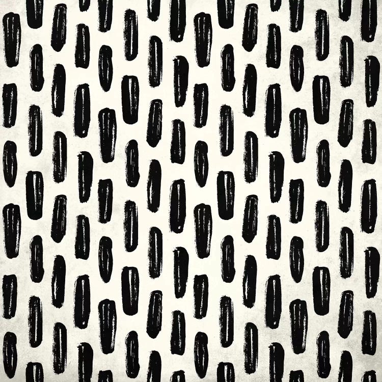 Vertical Dash Stripe Stitch by Nature Magick canvas print