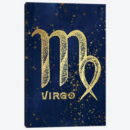 Virgo Zodiac Sign Canvas Print #MGK180} by Nature Magick Art Print