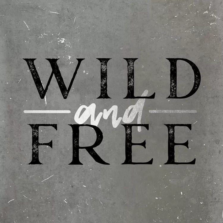 Wild And Free Silver by Nature Magick wall art