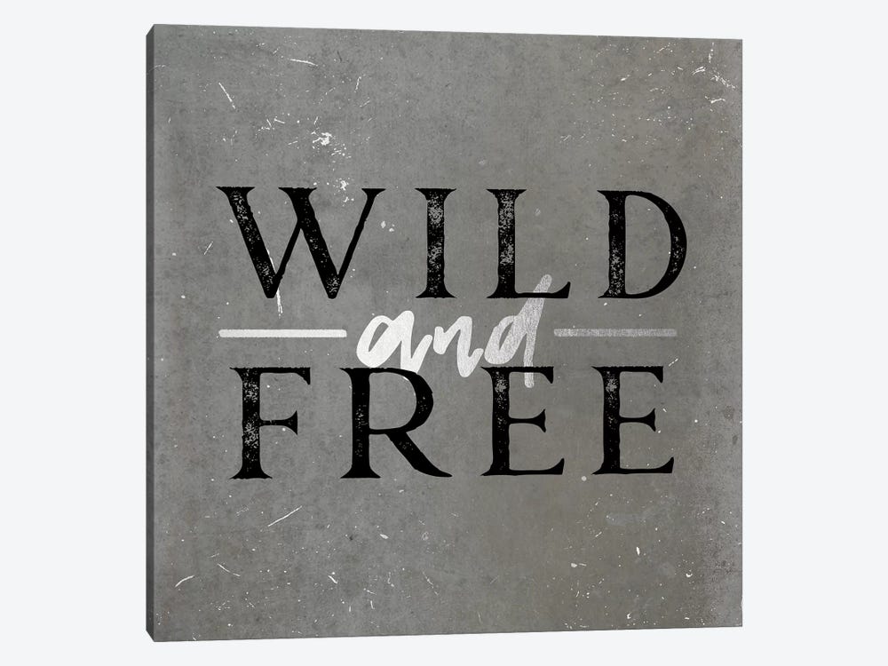 Wild And Free Silver by Nature Magick 1-piece Canvas Print