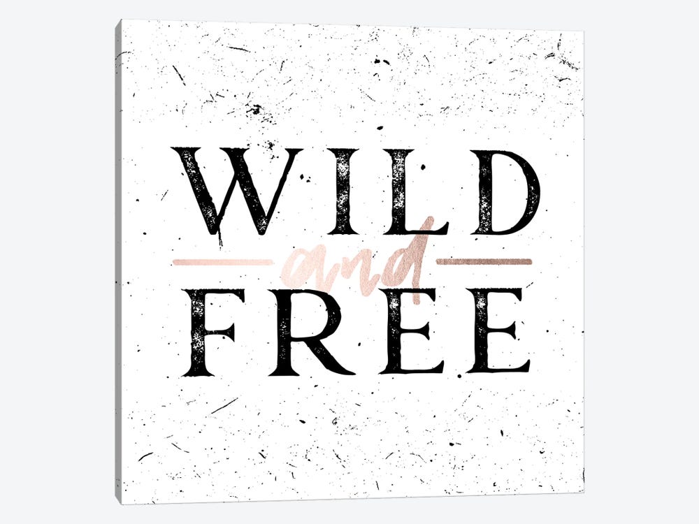 Wild And Free Rose Gold by Nature Magick 1-piece Canvas Artwork