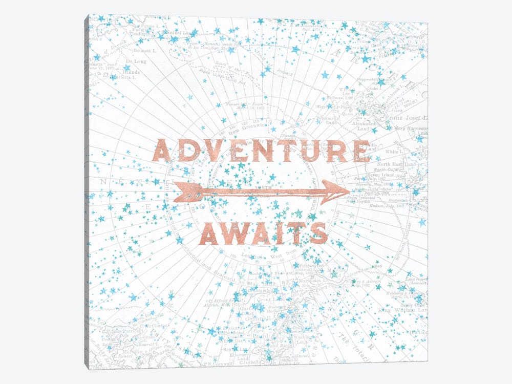 Adventure Awaits In Rose Gold by Nature Magick 1-piece Art Print