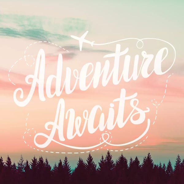 Adventure: Adventure Awaits In Forest Sunset by Nature Magick