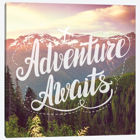 Adventure Awaits In Mountain Forest Canvas Print #MGK213} by Nature Magick Canvas Print