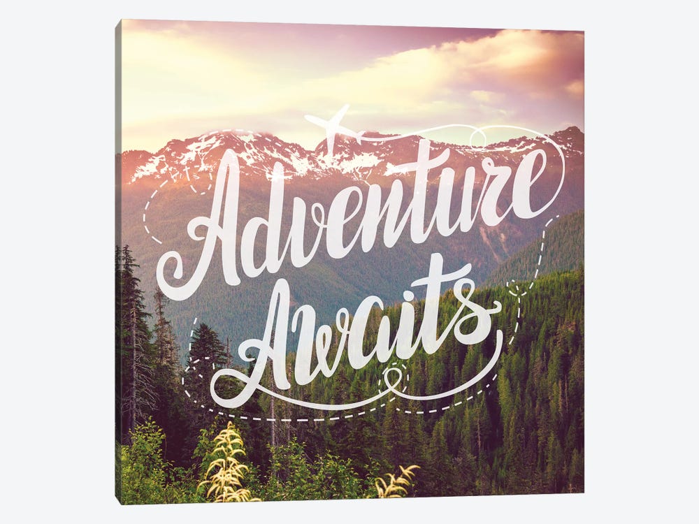 Adventure Awaits In Mountain Forest by Nature Magick 1-piece Canvas Art Print